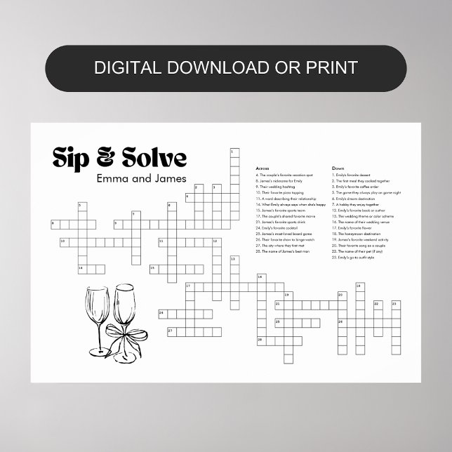 Affiche Sip and Solssword Modèle Digital ou Print (Créateur téléchargé)