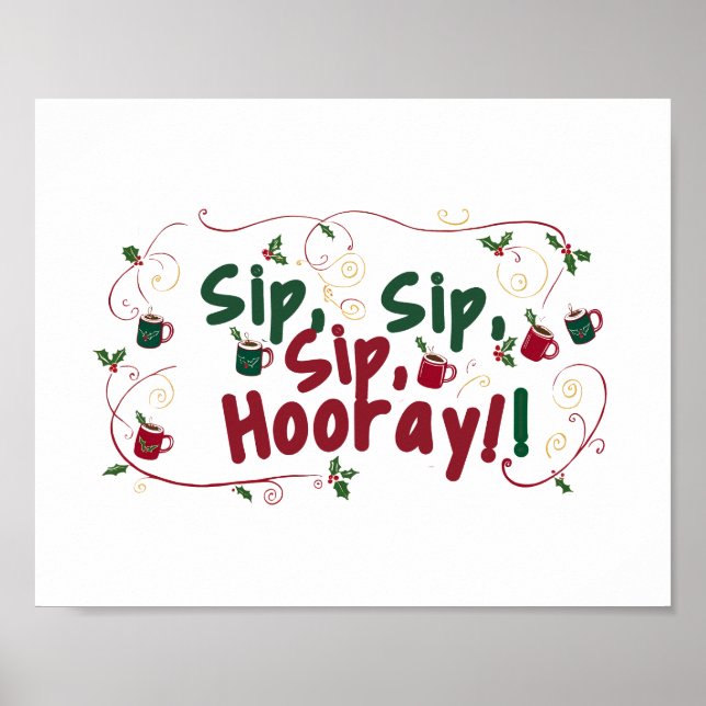 Affiche Sip, Sip, Hooray!, Conception du rassemblement de  (Devant)