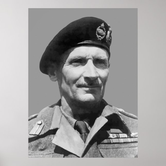 Affiche Sir Bernard Law Montgomery (Devant)