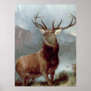 Affiche Sir Edwin Landseer Monarque du Glen, 1851