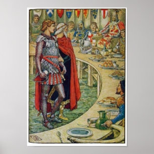 Affiche Sir Galahad à la Cour du roi Arthur