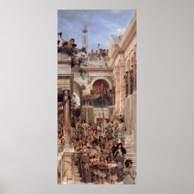 Affiche Sir Lawrence Alma-Tadema | Printemps -1894 (Devant)