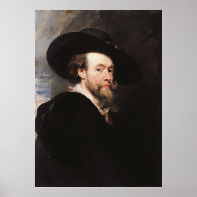 Affiche Sir Peter Paul Rubens | Portrait de l'artiste (Devant)