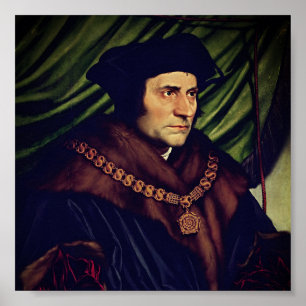 Affiche Sir Thomas More - par Hans Holbein, le Jeune