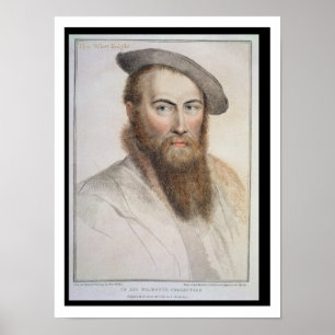 Affiche Sir Thomas Wyatt (c.1503-42) gravé par Francesco