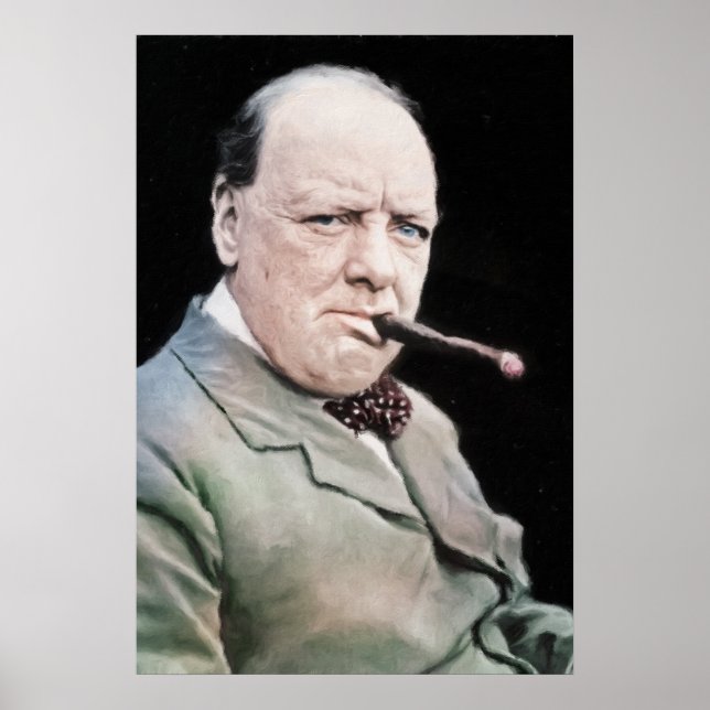 Affiche Sir Winston Churchill (Devant)