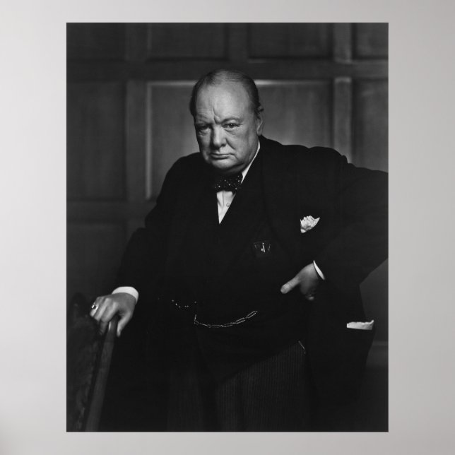 Affiche Sir Winston Churchill (Devant)