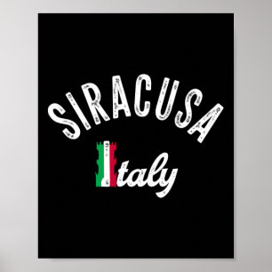 Affiche Siracusa Sicile Souvenir de vacances - Rétro Sirac