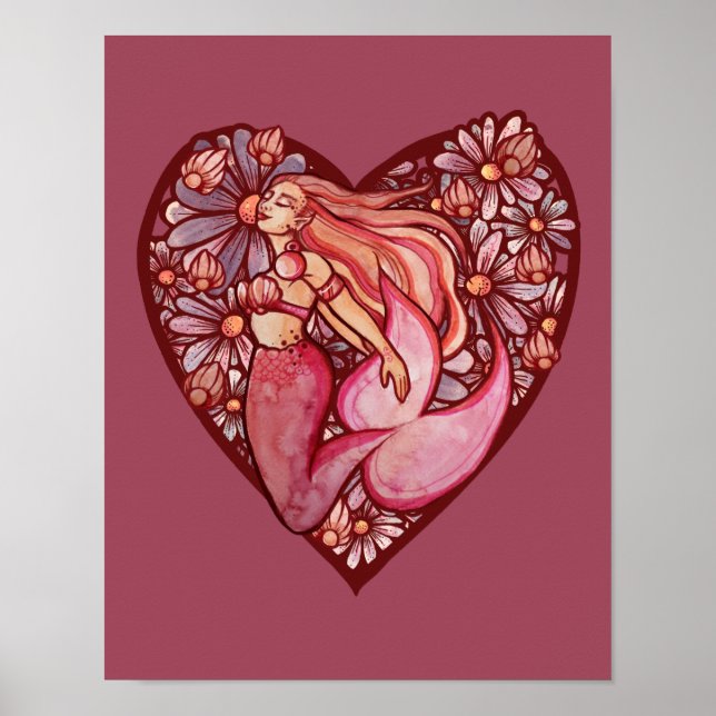 Affiche Sirène de cœur (Devant)