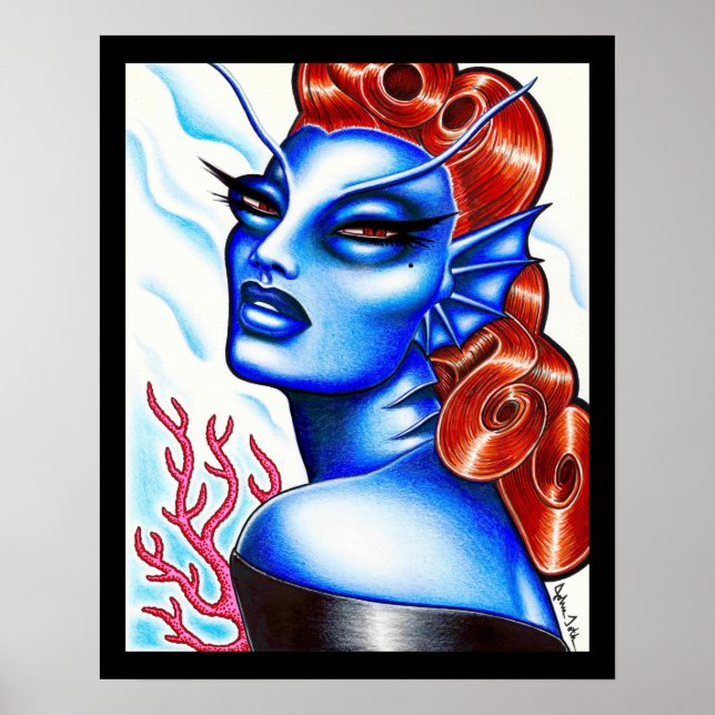 Affiche Sirène de la mer (Devant)