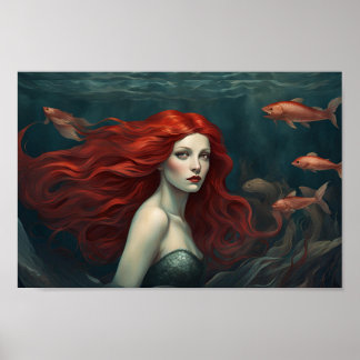 Affiche Sirène de l'affiche profonde
