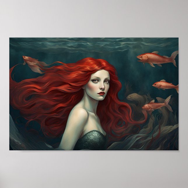 Affiche Sirène de l'affiche profonde (Devant)