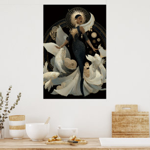 AFFICHE SIRÈNE NOIRE' #3