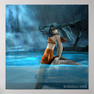 Affiche Sirène par Wallace