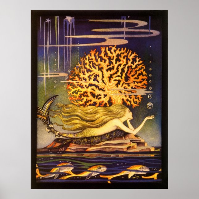 Affiche Sirène vintage (Devant)