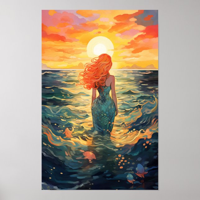 Affiche Sirènes à travers l'imagerie artistique #1 (Devant)