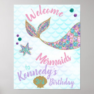 Affiche Sirènes de bienvenue, Symbole d'anniversaire de la