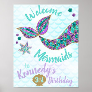 Affiche Sirènes de bienvenue, Symbole d'anniversaire de la