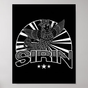Affiche Sirin Mythologique Slave Paganisme Nordique Ancien