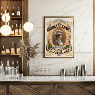 Affiche Sirop allemand de Boschee et fleurs d’août de Gree