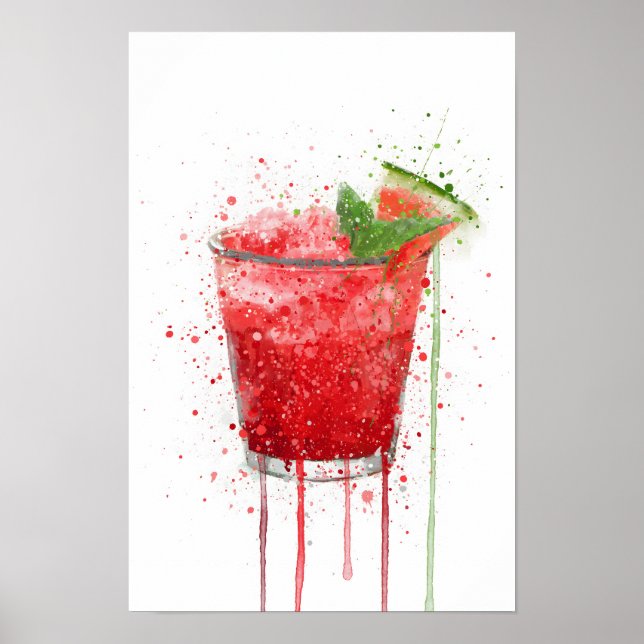 Affiche Sirop de pastèque (Devant)
