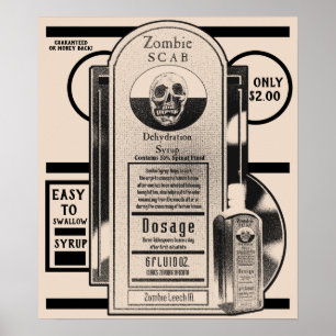 Affiche Sirop Zombie