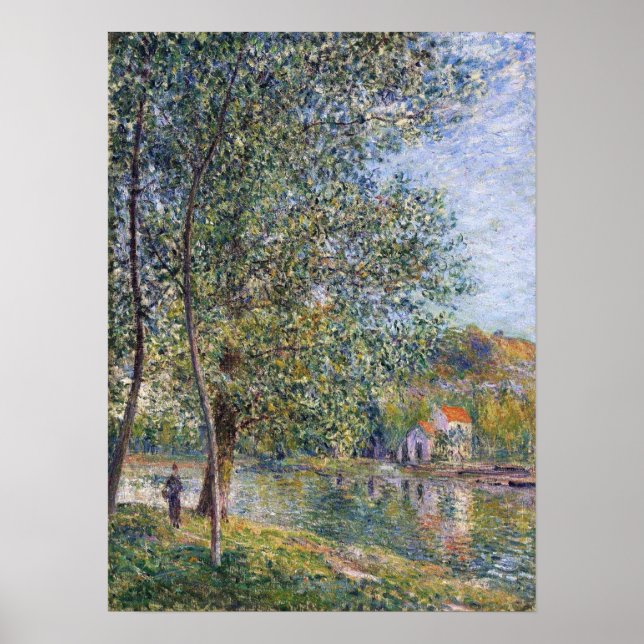 Affiche Sisley - Matin sur le Loing 1879 (Devant)