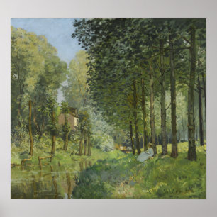 Affiche Sisley - Reposez-Vous Le Long Du Bord Du Bois