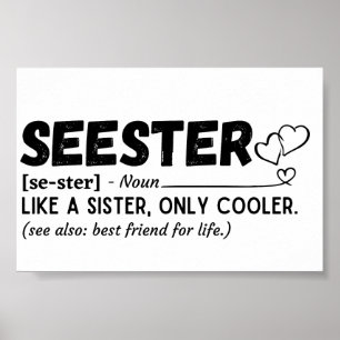 Affiche Sister Funny Seester définition