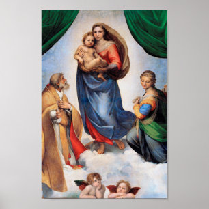 Affiche Sistine Madonna