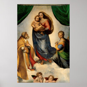 Affiche Sistine Madonna