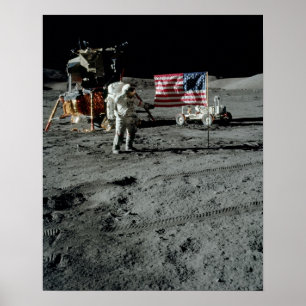 Affiche Site d'atterrissage d'Apollo 17