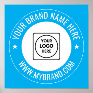Affiche Site Web de Marque de Logo d'Entreprise Personnali