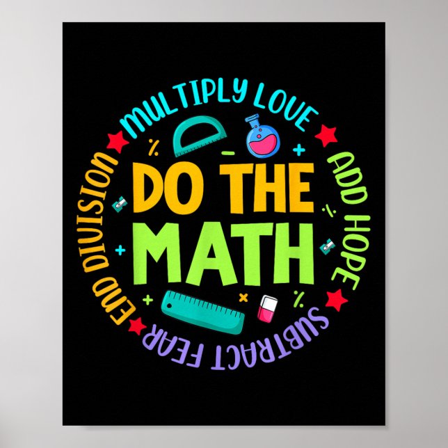 Affiche Sitive Quote Insring Slogan Love Hope Fear Do The  (Devant)