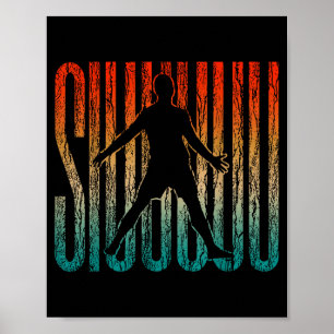 Affiche Siuuu Football Drôle Garçons Hommes Femmes Footbal