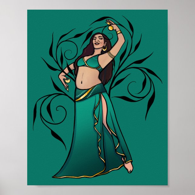 Affiche Sivoney Danseuse du ventre Déesse (Devant)