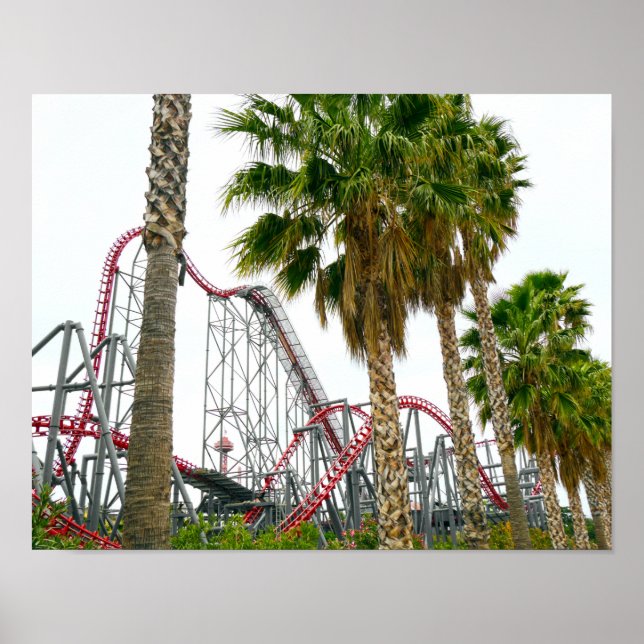 Affiche Six Flags Magic Mountain (Devant)