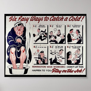 Affiche Six manières simples d'attraper froid, séjour sur