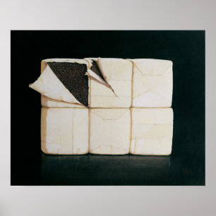 Affiche Six Paquets empilés