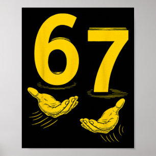 Affiche Six Seven 67 6 7 Enfants 67 Adolescents Garçons 6-