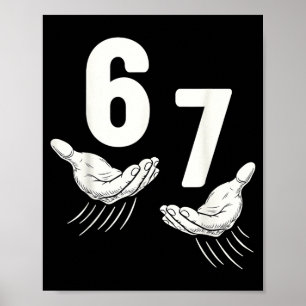 Affiche Six Seven 67 6 7 Enfants 67 Garçons Jeunesse 6-7 M