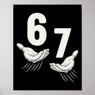 Affiche Six Seven 67 6 7 Enfants 67 Garçons Jeunesse 6-7 M