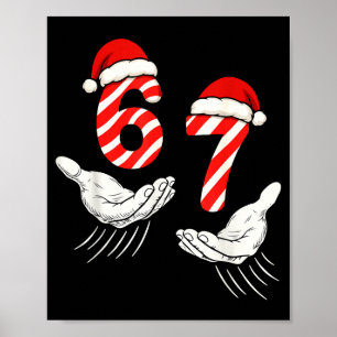 Affiche Six Seven 67 Noël 6 7 Enfants 67 Jeunes Garçons 6-