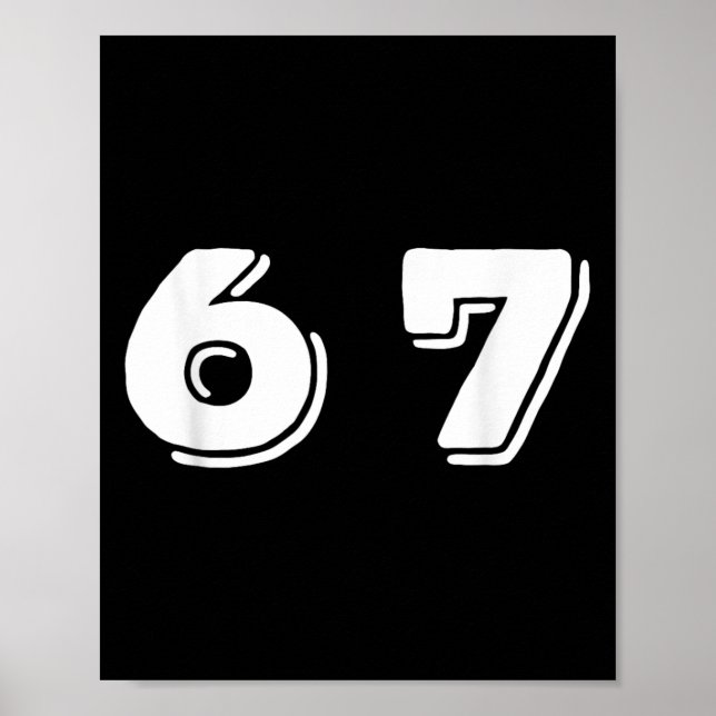 Affiche Six Seven 6 7 Création de Mème _1  (Devant)
