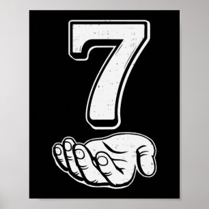 Affiche Six Seven 6 7 Mème Argot Gen Alpha 6 7 Mains Coupl