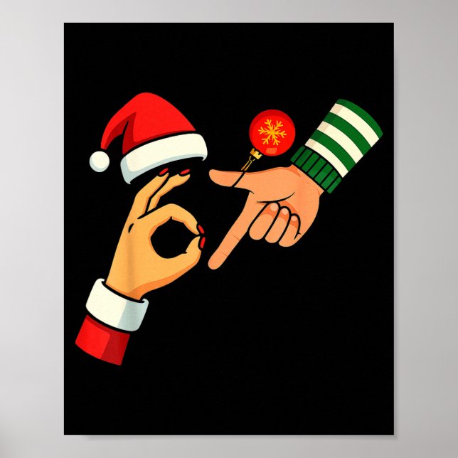 Affiche Six Seven 6 7 Mème Génération Alpha Argot 67 Noël  (Devant)