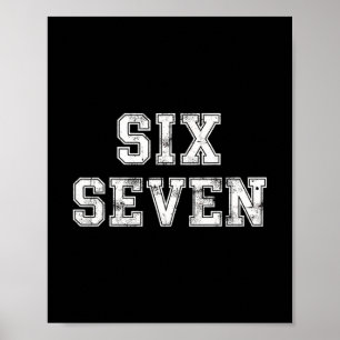 Affiche Six Seven Cool Numéro Génération Alpha Argot 6 7 T