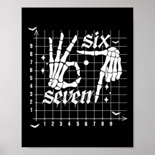 Affiche Six Seven Coordinate (6