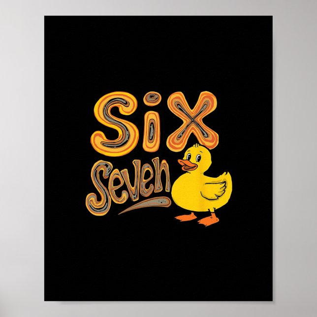 Affiche Six Seven Croisière Canard Mème Quelle Qu'elle Rép (Devant)