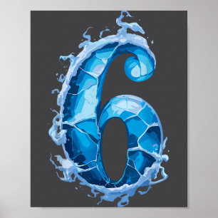 Affiche Six Seven Flamboyant Glace Drôle Mème 67 Couple